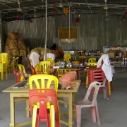 Touring the temple